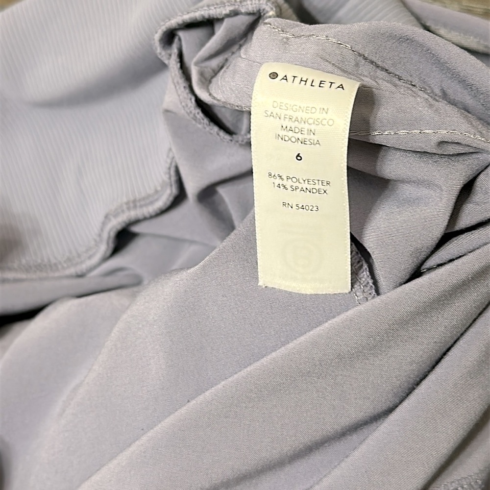 Athleta Women's Wide Leg Pants in Light Gray - Picture 12 of 13